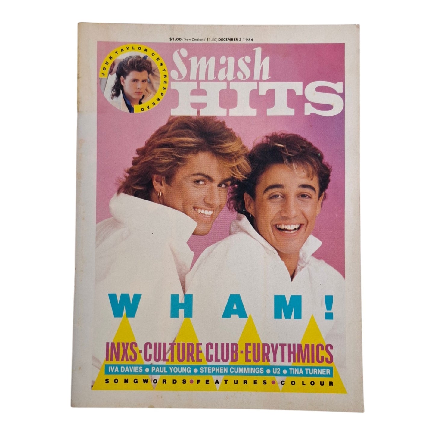 Smash Hits Australia Magazine Premier Vol. 1 No. 1 December 1984 Wham! INXS