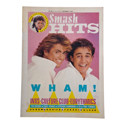Smash Hits Australia Magazine Premier Vol. 1 No. 1 December 1984 Wham! INXS