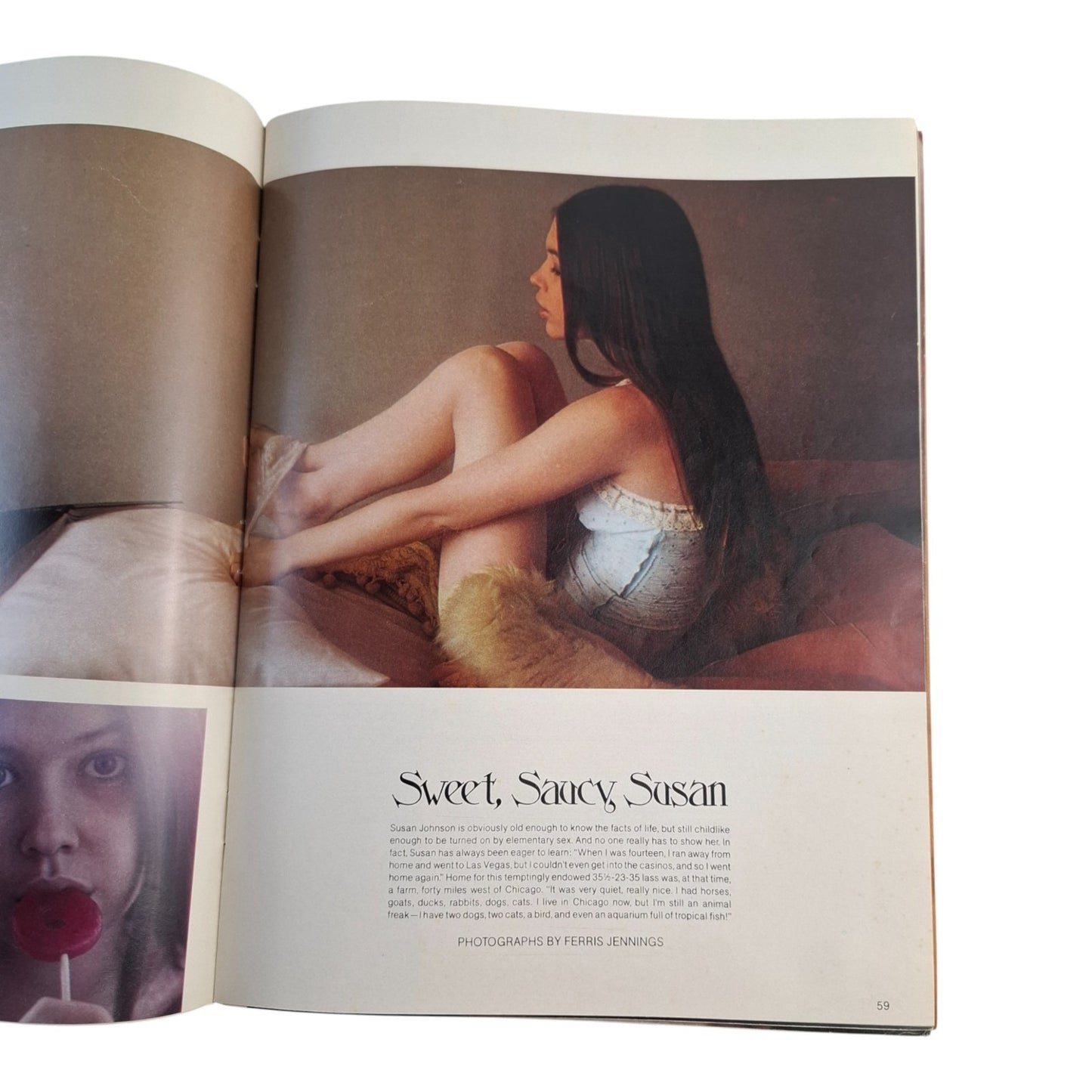 Penthouse Magazine April 1977 Shonna Lynne Pet of the Month & Reverend Doom