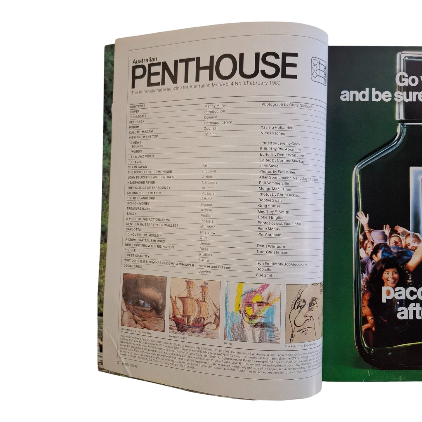 AUSTRALIAN PENTHOUSE Magazine February 1983 Mandy Miller