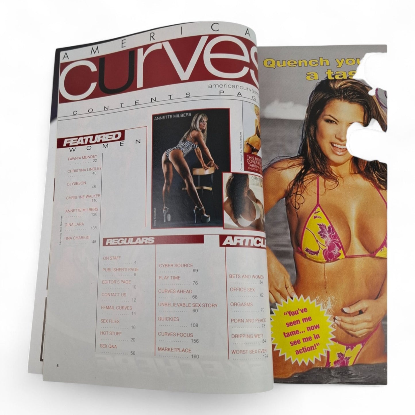 American Curves Magazine # 13 January 2005  Tabitha Taylor