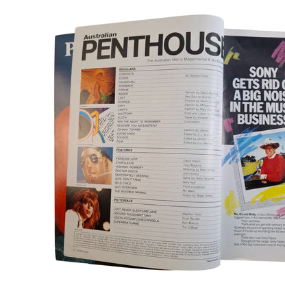 AUSTRALIAN PENTHOUSE Magazine June 1987 Christina Amphlett