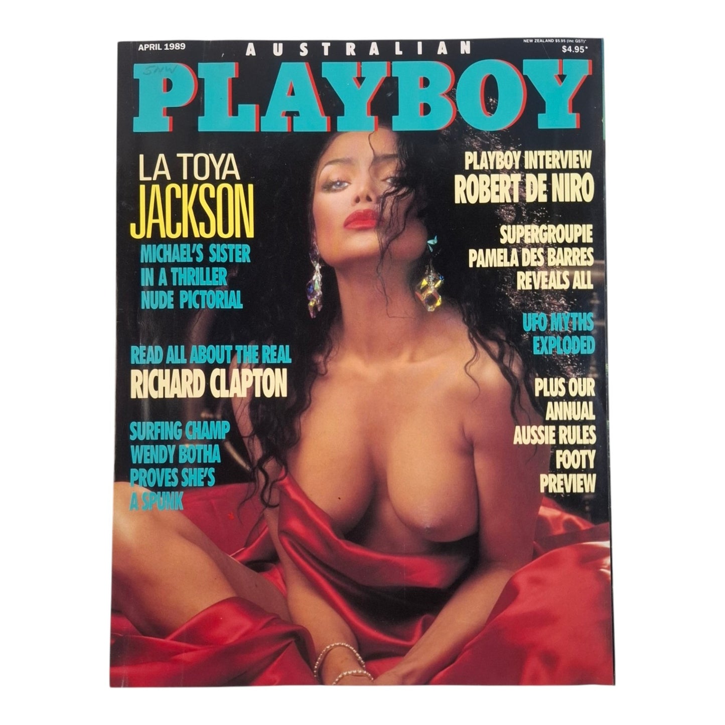 Australian Playboy Magazine April 1989 LaToya Jackson / Simone Eden