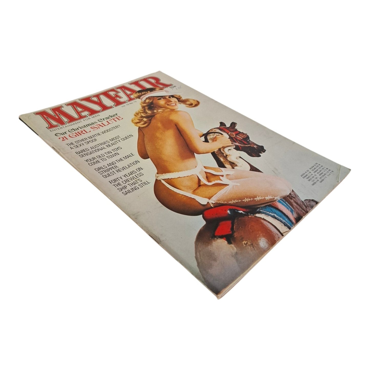 Mayfair Magazine December 1975 Vol. 10 No. 12 Laura Heaton-Smith