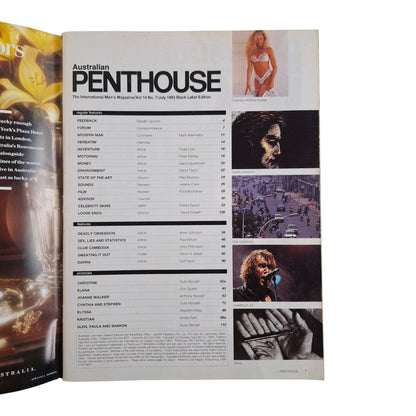 Australian Penthouse Magazine July 1993 Joanne Walker / Elena Baskin.