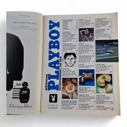 Australian Playboy October 1982 Amanda Dole Uschi Termath