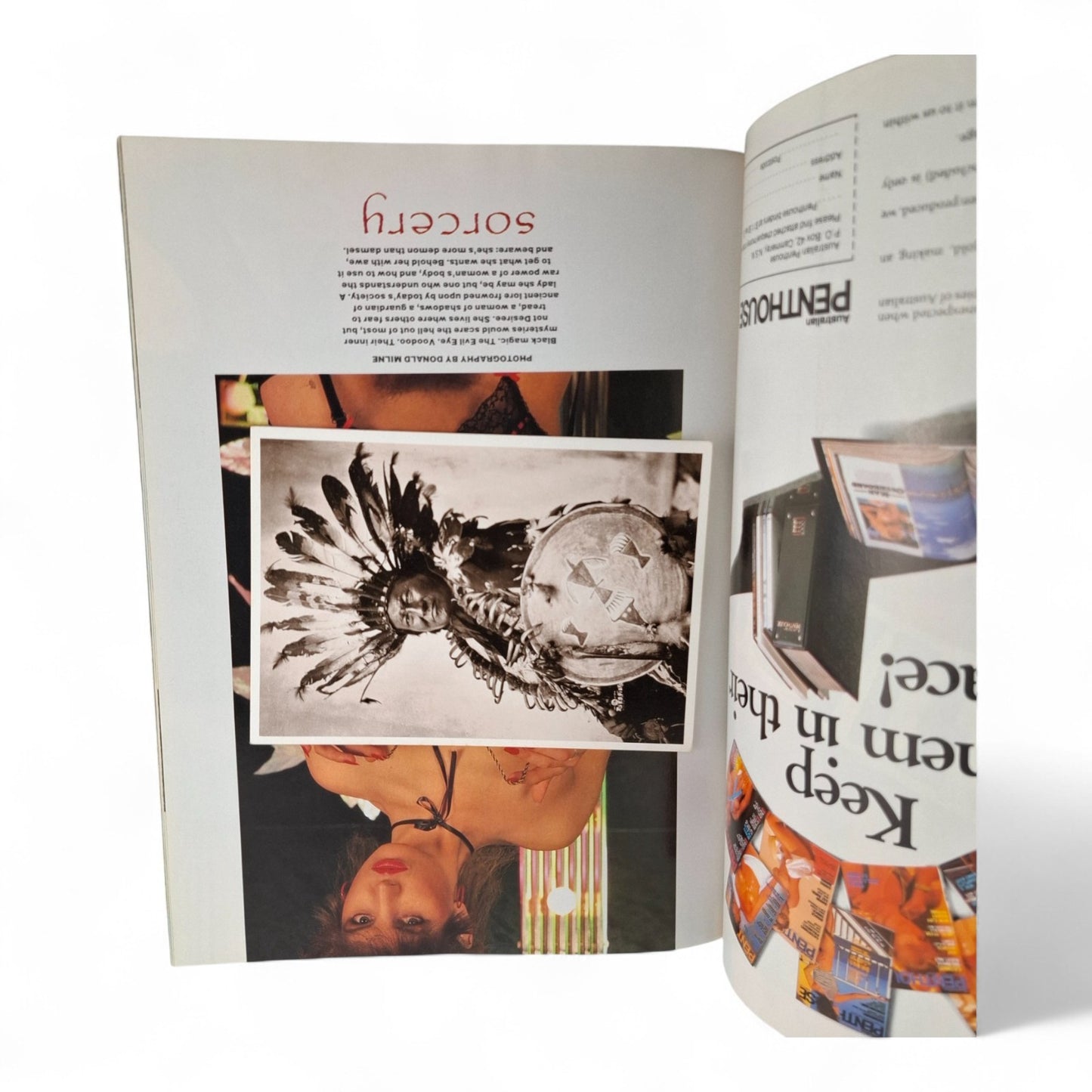 Australian Penthouse Magazine - Black September 1990 Complete Playboy Justine