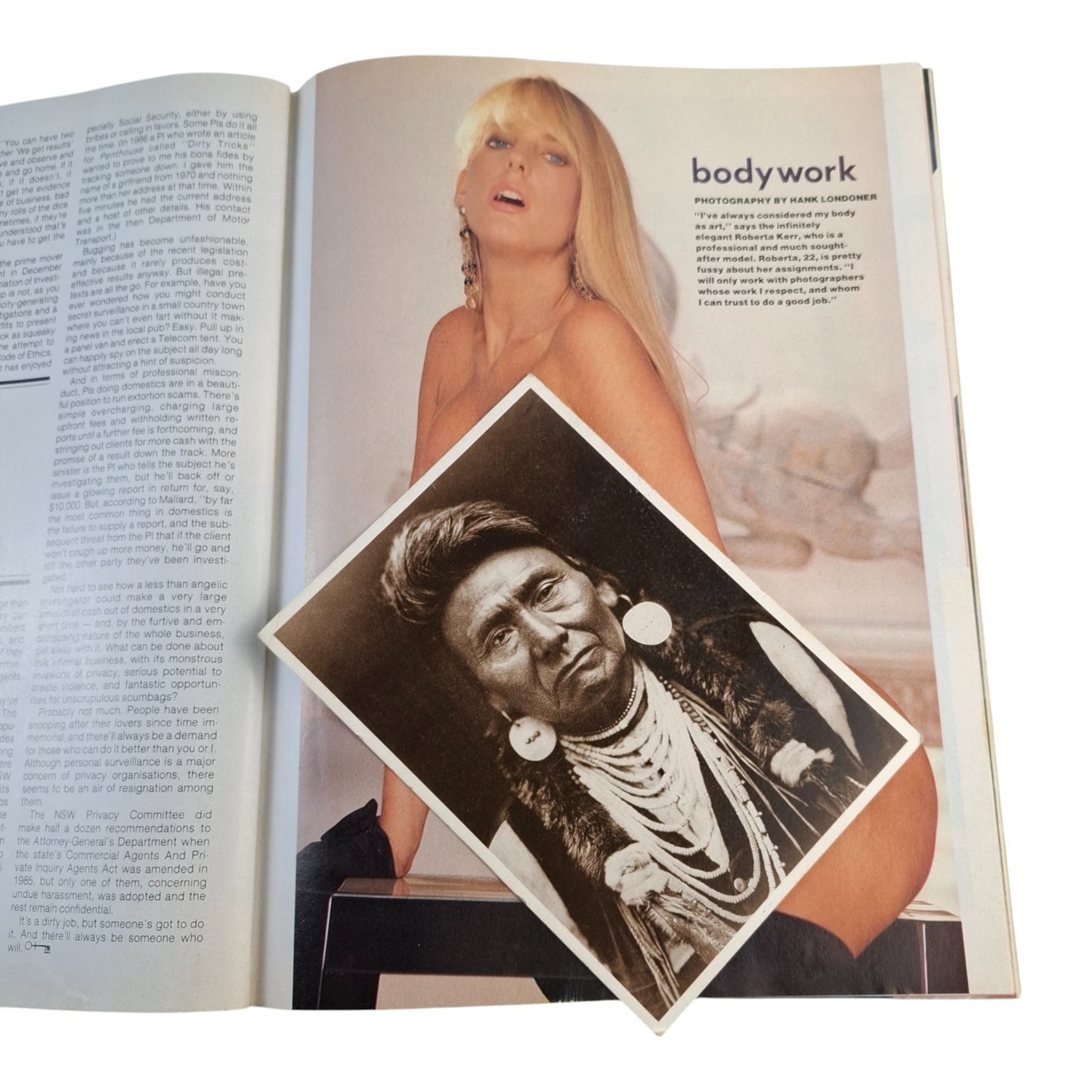 AUSTRALIAN PENTHOUSE Men's Magazine Black Label March 1991 Lucinda Foster