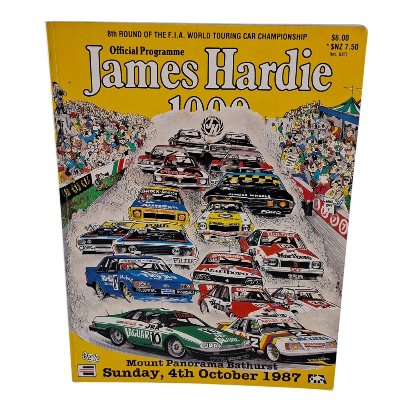 James Hardie 1000 Official Programme, Sunday 4th October 1987 Book