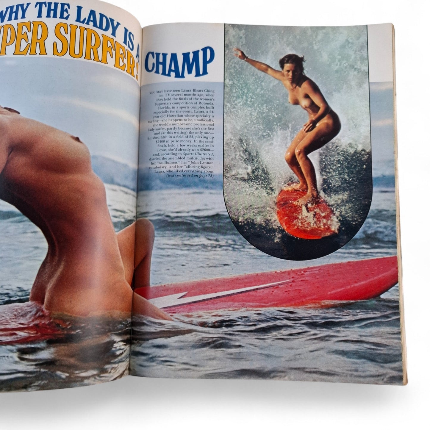 Playboy July 1975 Magazine Lynn Schiller & Laura Blears Ching