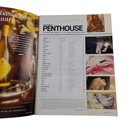 AUSTRALIAN PENTHOUSE Magazine August 1992 Sally Worth / Fairlie Arrow