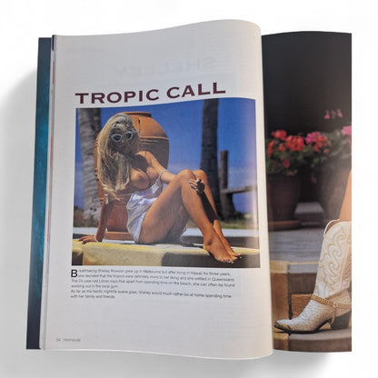 AUSTRALIAN PENTHOUSE April 1993 Men's Magazine Signed By Shelley Rowson