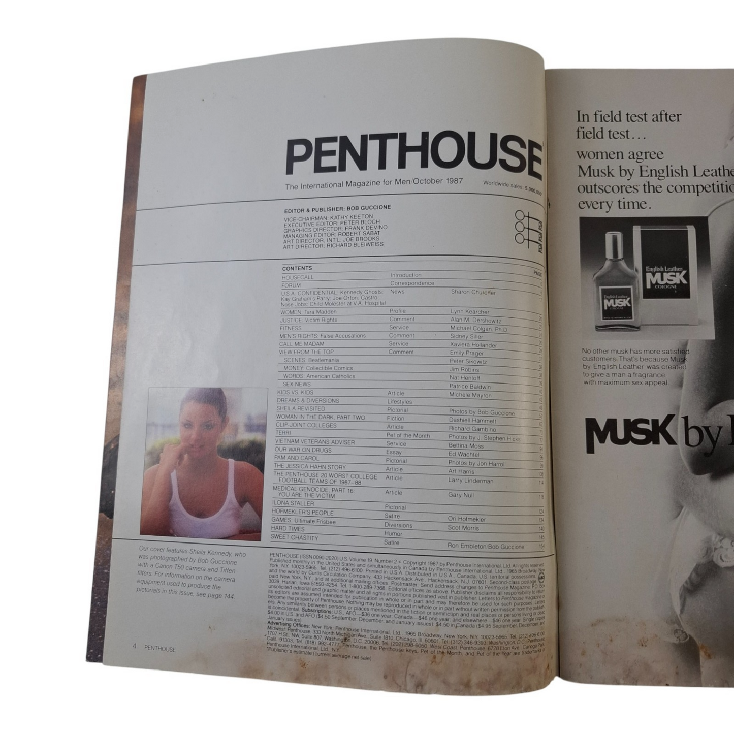 Penthouse Magazine October 1987 (USA-International) Pet Terri Lenee Peake