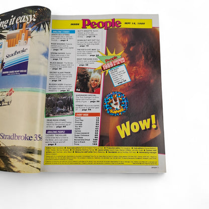 People Magazine With PIX Australia September 19th 1989 Nikki