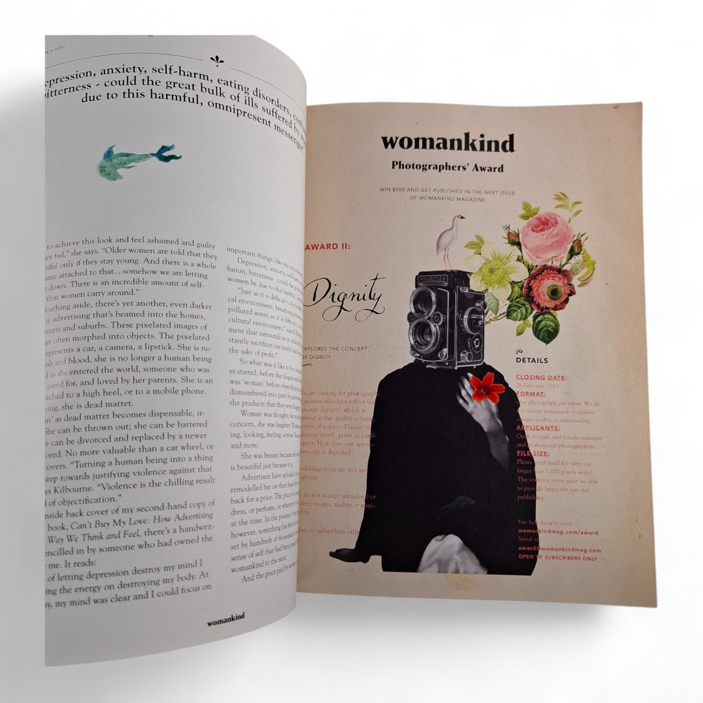 Australian Womankind Magazine #2 Winter 2014 Charis Tsevis FRONT COVER