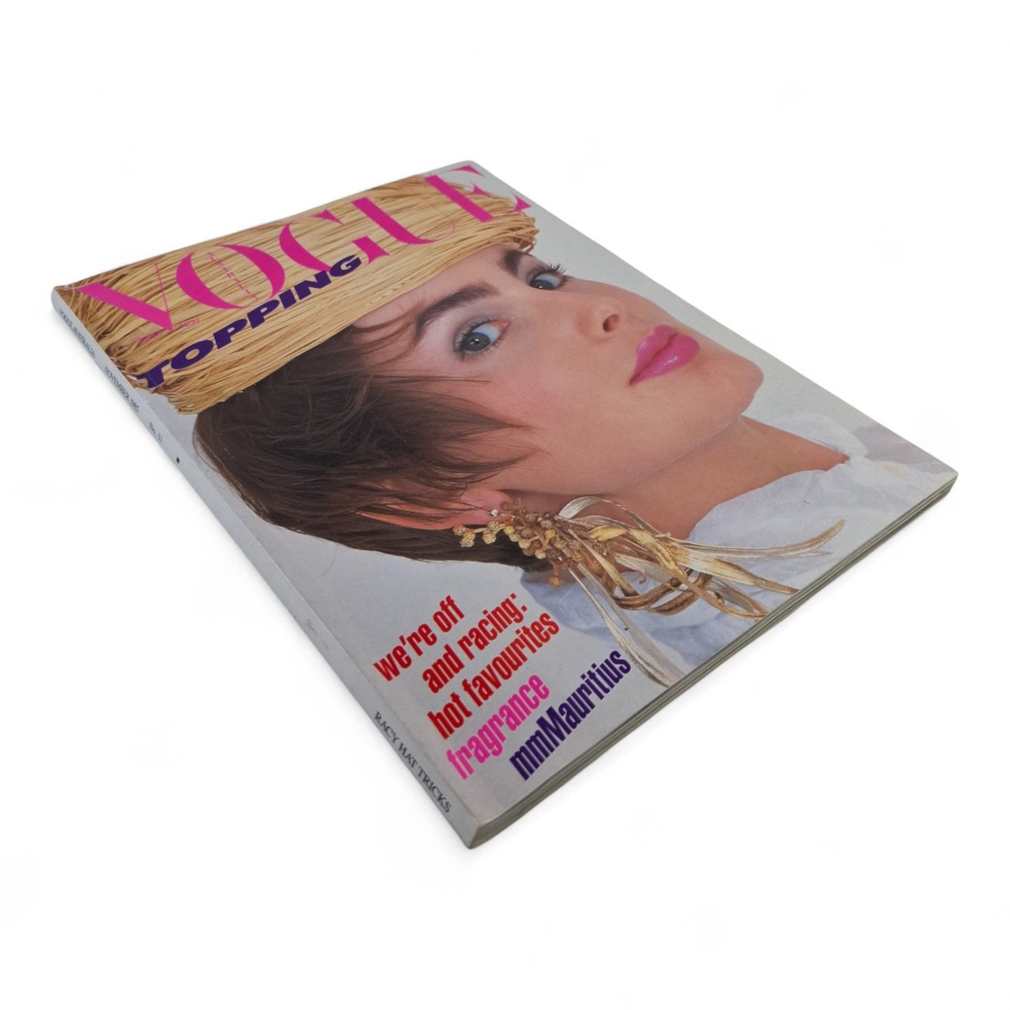 Vogue Australia Magazine November 1985 Alexa Singer
