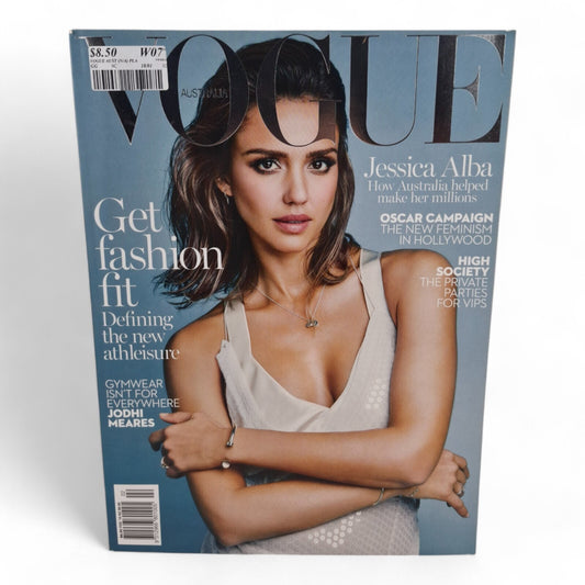 Vogue Australia Magazine February 2016 Jessica Alba Cover COMPLETE