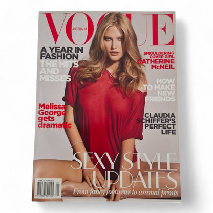 Vogue Australia Magazine January 2010 Catherine McNeil Cover EXCELLENT