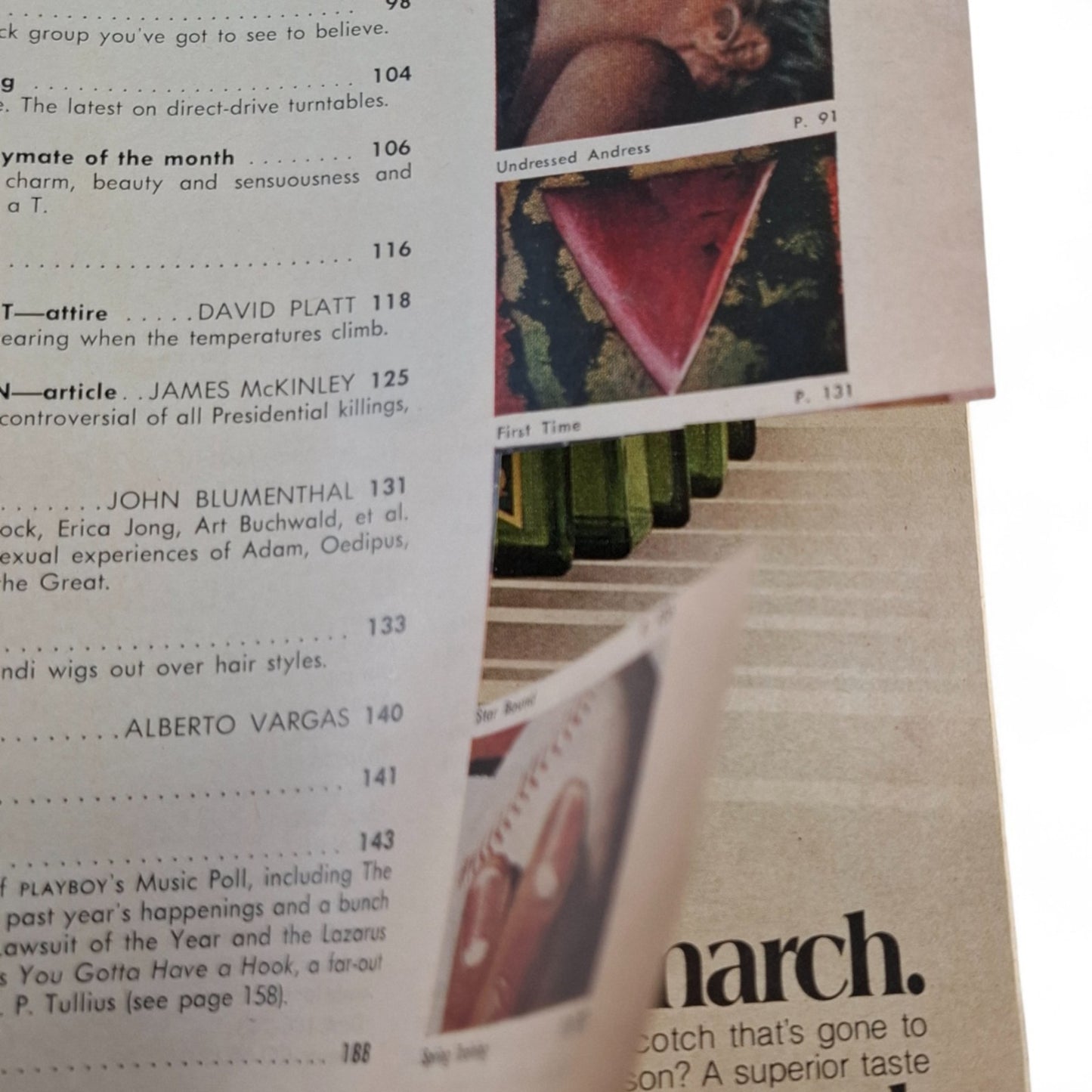 PLAYBOY MAGAZINE April 1976 Kristine De Bell Denise Michele