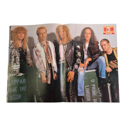 Hot Metal #41 Music Magazine July 1992 Megadeth / Def Leppard