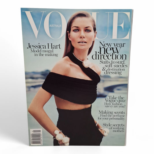 Vogue Australia Magazine January 2014 Jessica Hart on Cover