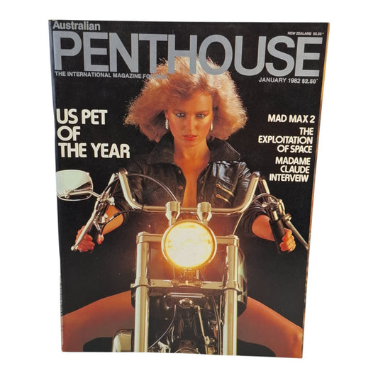 AUSTRALIAN PENTHOUSE January 1982 Vol. 3 No. 4 Men's Magazine Danielle Deneux