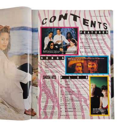 Smash Hits Magazine Australia June 1986 INXS / Madonna