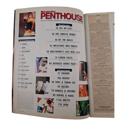 Australian Penthouse Magazine - Black Label March 1997 Jana Schneider
