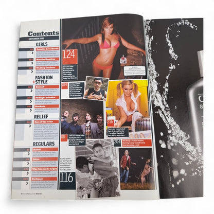 Maxim UK Edition Magazine November 2005 Tricia Helfer Natasha Hamilton