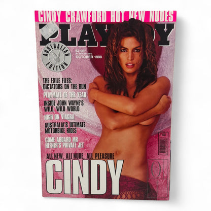 Playboy Australian Edition Magazine October 1998 Cindy Crawford