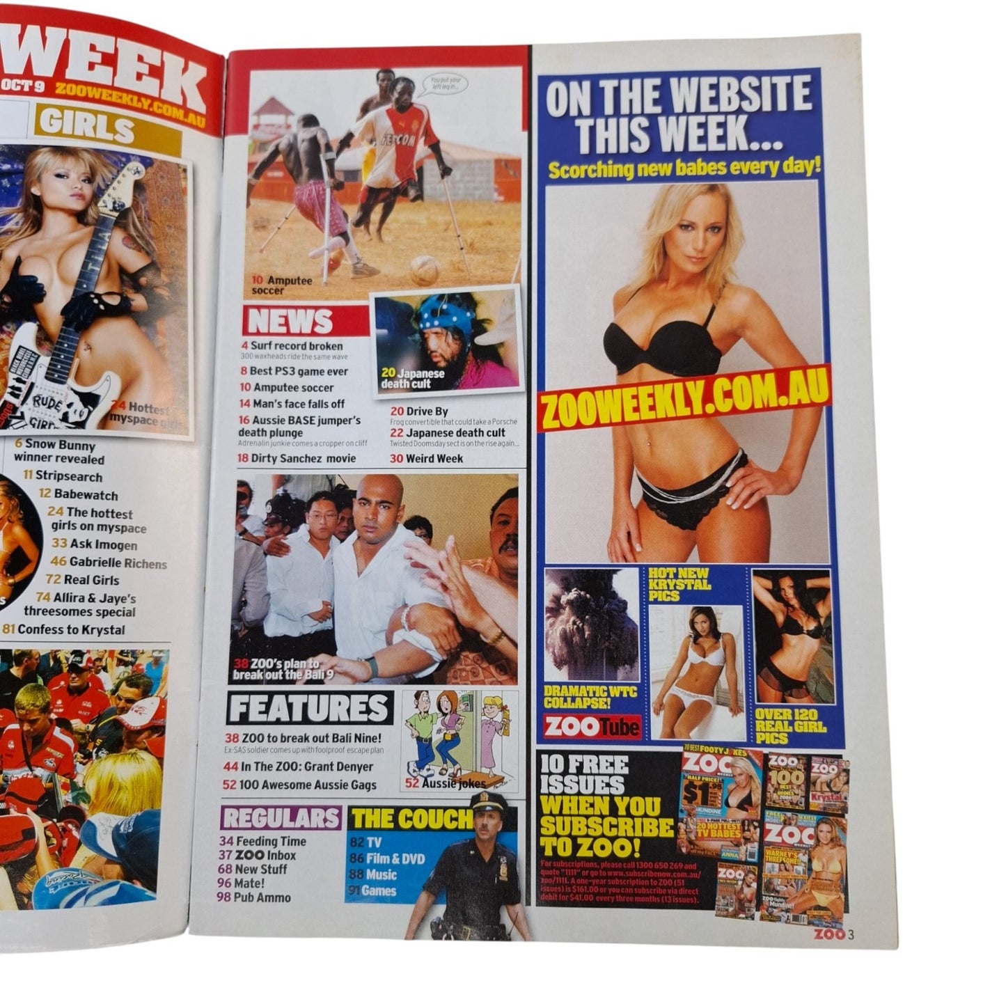 ZOO Weekly Magazine Australia October 2006 Gabrielle Richens