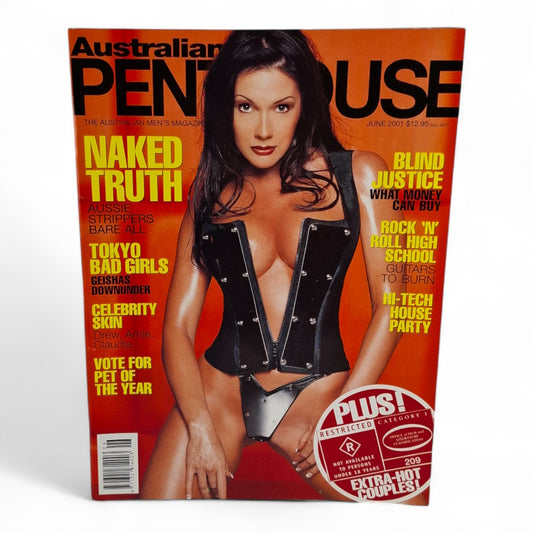 AUSTRALIAN PENTHOUSE June 2001 Vol. 22 No. 6 Men's Magazine Sharon Hemmings