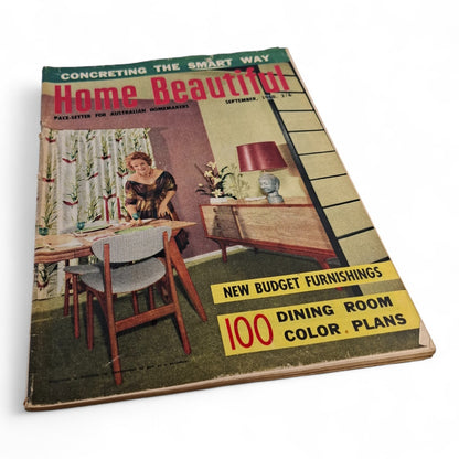 Australian Home Beautiful Magazine - September 1960