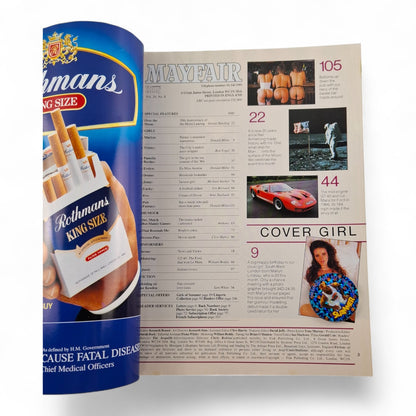 Mayfair Magazine Vol. 24 No. 8 August 1989 U.K Playboy Marlyn Pamella Bordes