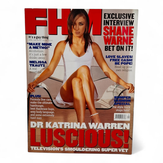 FHM Magazine Australia April 1999 Dr. Katrina Warren