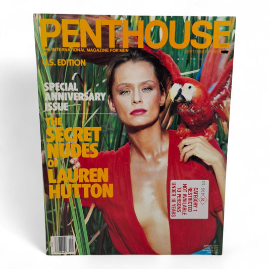 U.S PENTHOUSE Men's Magazine September 1986 Lauren Hutton