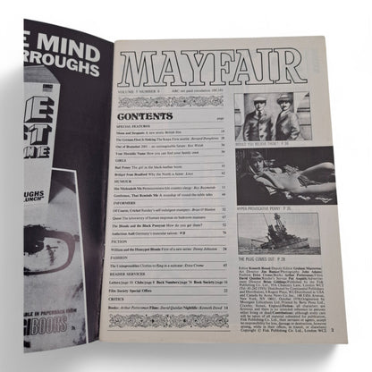 Vintage Mayfair Magazine Vol. 5 No. 8 August 1970 Playboy