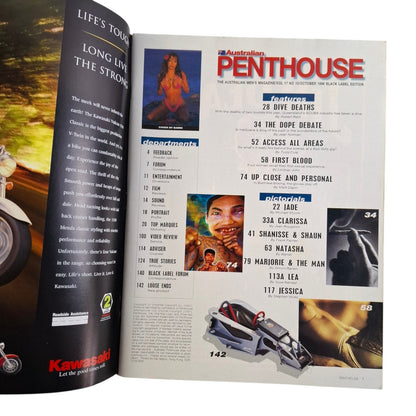 Australian Penthouse Magazine October 1996 Natasha Celeste / Clarissa Montague