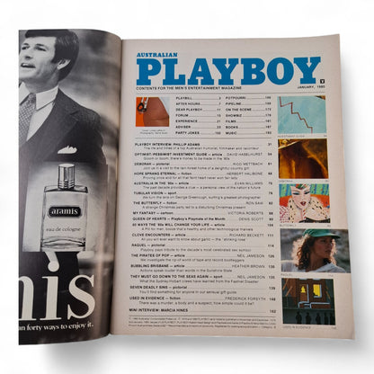 VINTAGE Australian Playboy January 1980  Linda Leftwich + Raquel Welch