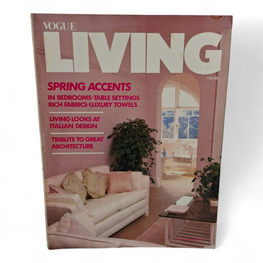Vintage Vogue Living Australia Magazine - No.5 October November 1982