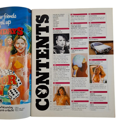Australian Playboy Magazine June 1985 Vanity (Denise Matthews) Elizabeth Aguilar
