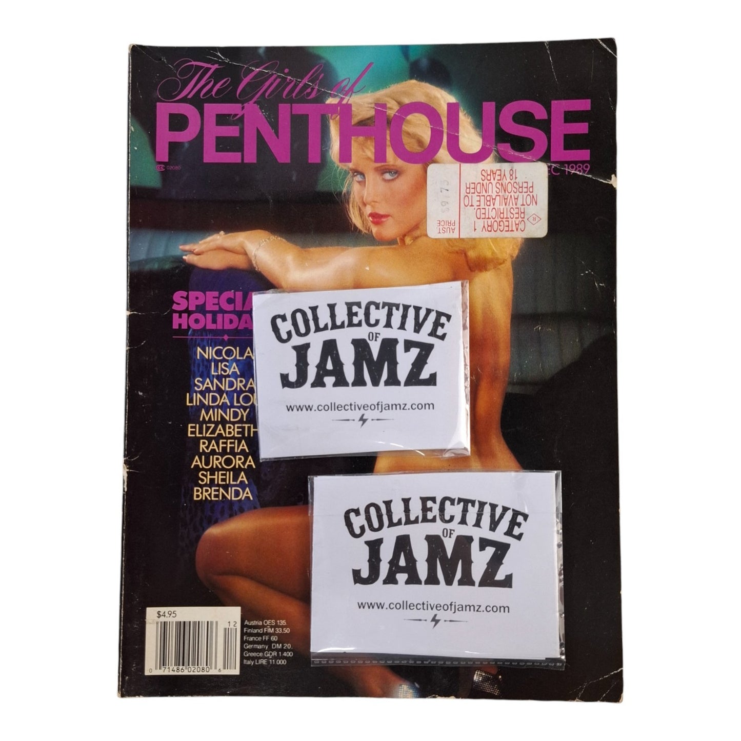 The Girls Of Penthouse Magazine December 1989 Lisa Mandoki