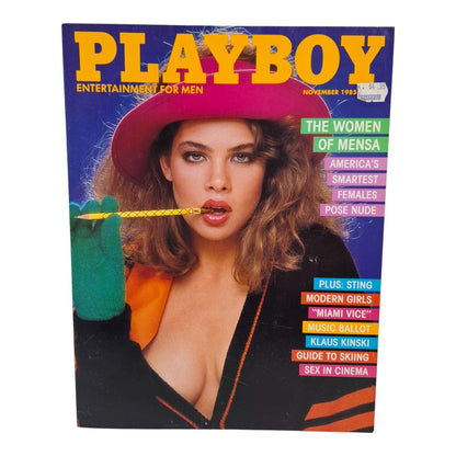 PLAYBOY MAGAZINE November 1985 Teri Weigel / Pamela Saunders