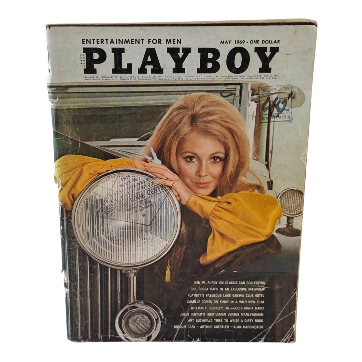 Playboy Magazine May 1969 Playmate Sally Sheffield - William F Buckley - Vargas