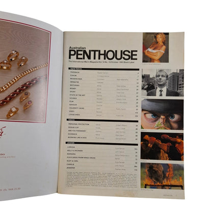 Australian Penthouse Magazine October 1993 Barbara Larson / Lorissa McComas