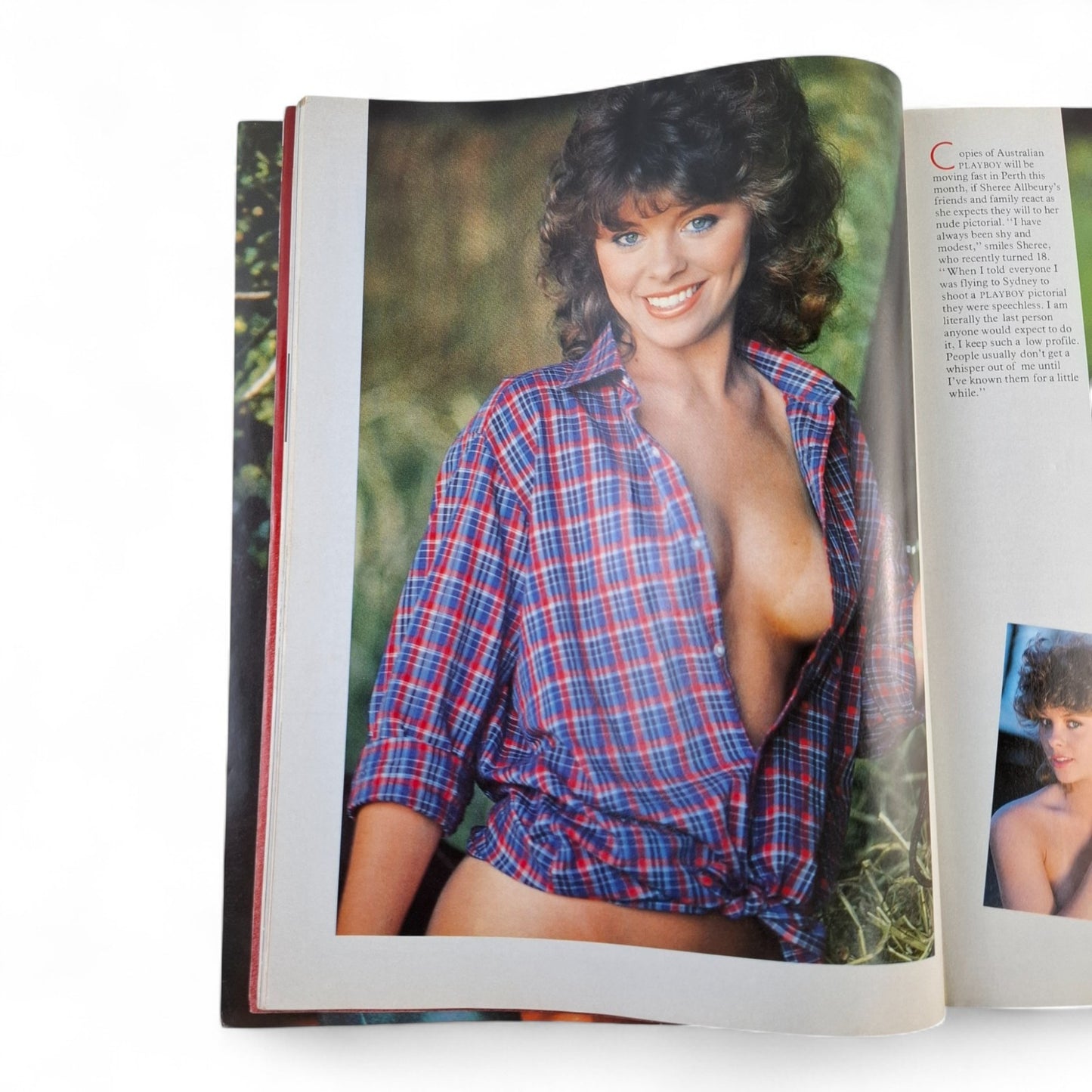 Australian Playboy Magazine August 1985 Andrea Engel John Laws Sheree Allbeury