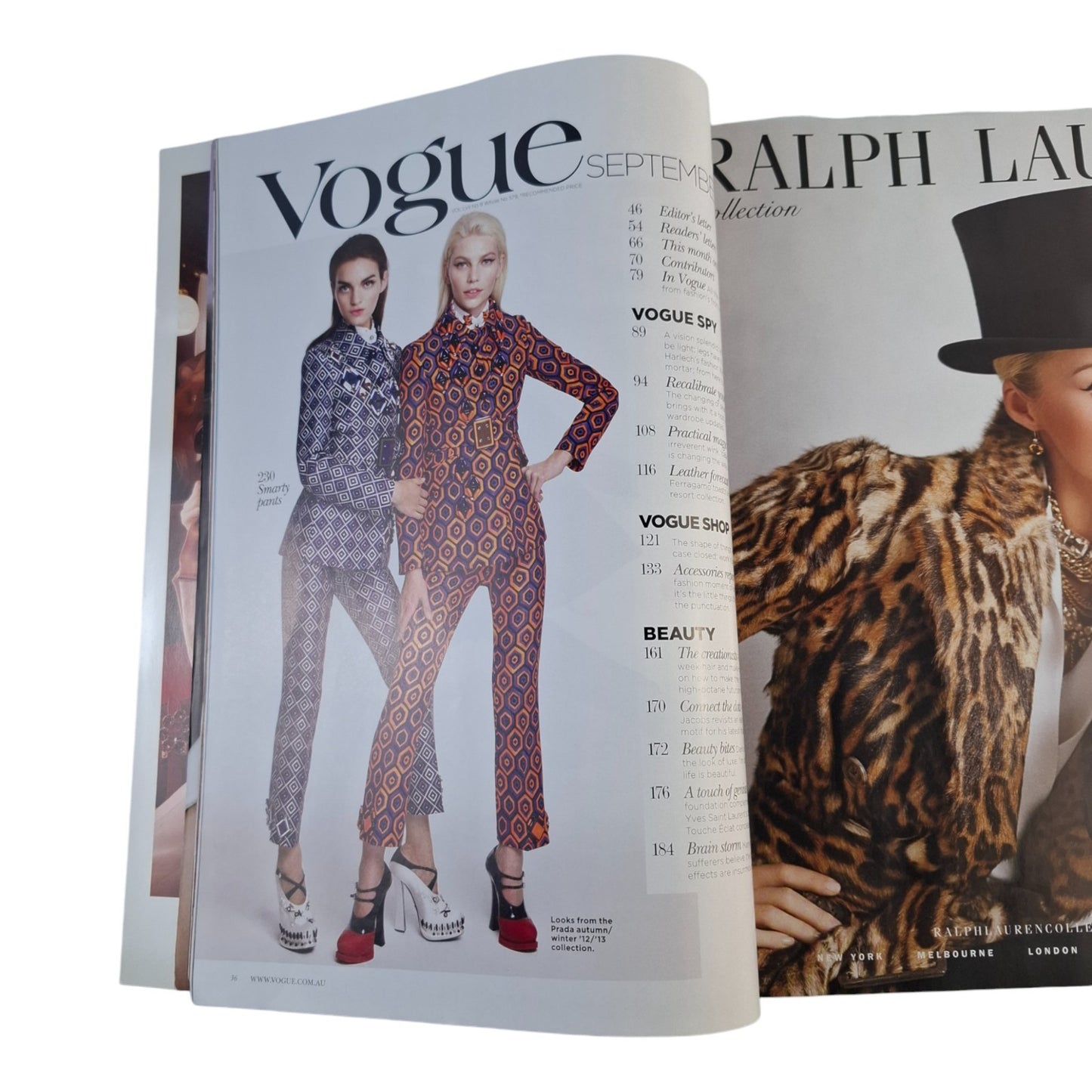 Vogue Australia Magazine September Bella Heathcote 2012