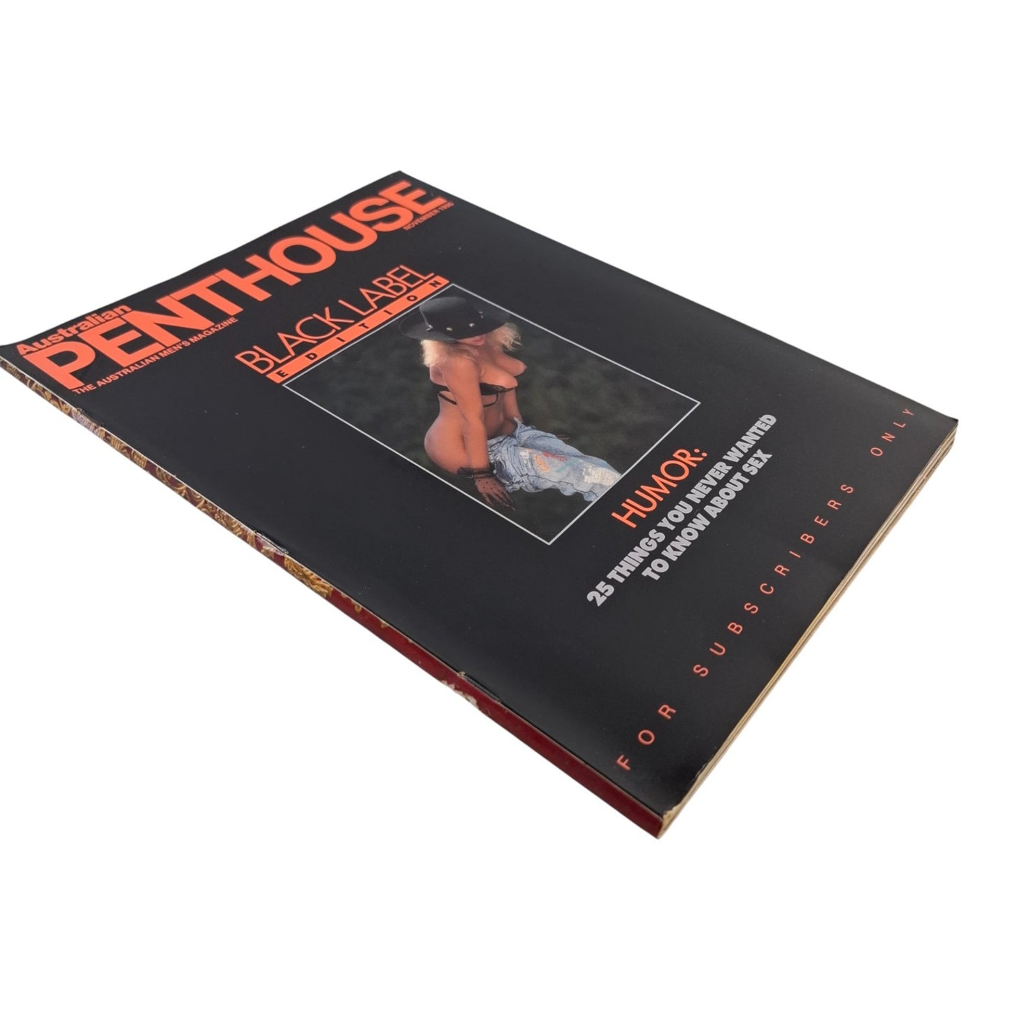 Australian Penthouse Magazine - Black Edition November 1990 Tami Jefferson