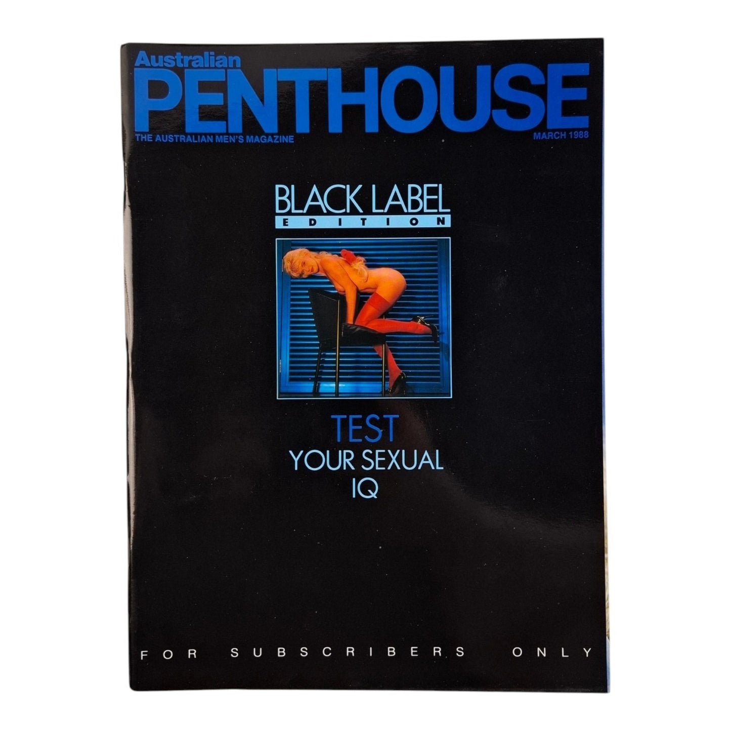 AUSTRALIAN PENTHOUSE Magazine March 1988 Dianne Carolan / Vanessa Wilton
