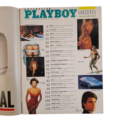 Australian Playboy Magazine April 1990  Joan Severance / Pamela Anderson